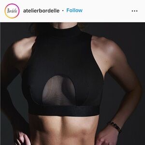 Bordelle Mesh Panel Crop Top